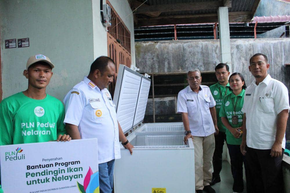 Mesin Pendingin Ikan dari PLN Bantu Nelayan Sibolga dan Tapteng