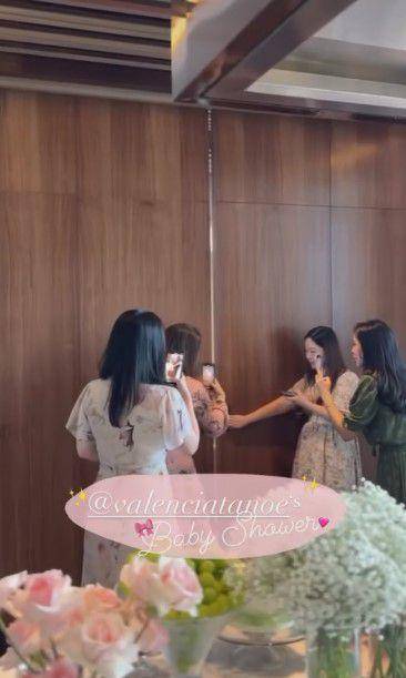 baby shower Valencia Tanoe (Instagram.com/valenciatanoe)