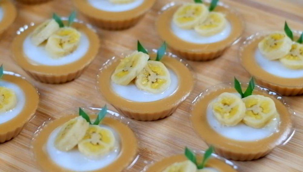 Resep Puding Kolak Pisang, Dessert Mungil yang Unik