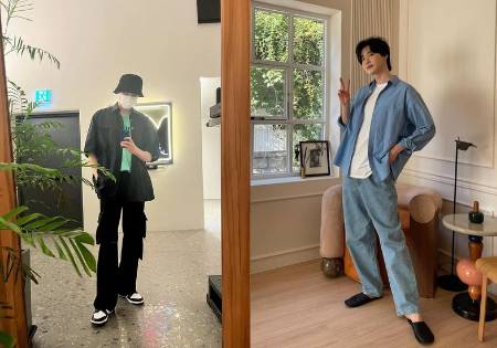 OOTD kasual ala Lee Jong Suk (instagram.com/jongsuk0206)
