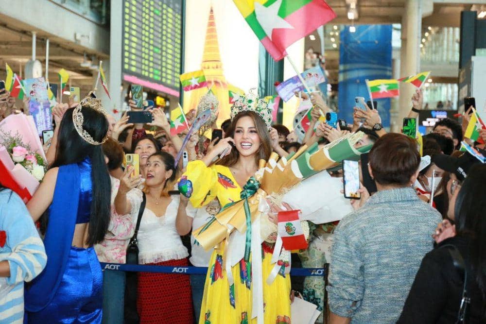 7 Potret Penyambutan Miss Grand International 2023 di Thailand, Pecah!