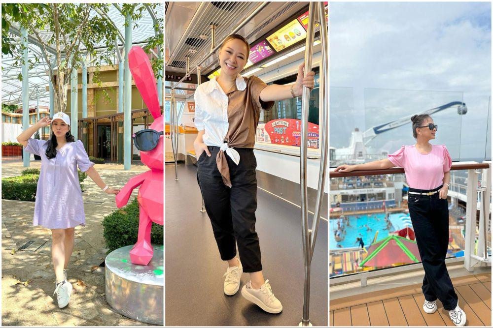 10 Ide Padu Padan Outfit Casual dengan Sneakers ala Yuanita Christiani