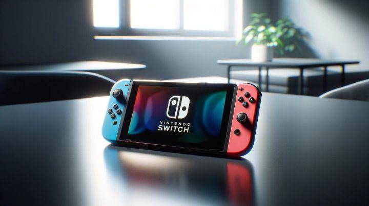 ilustrasi konsol Nintendo Switch (dok. chat.openai.com)