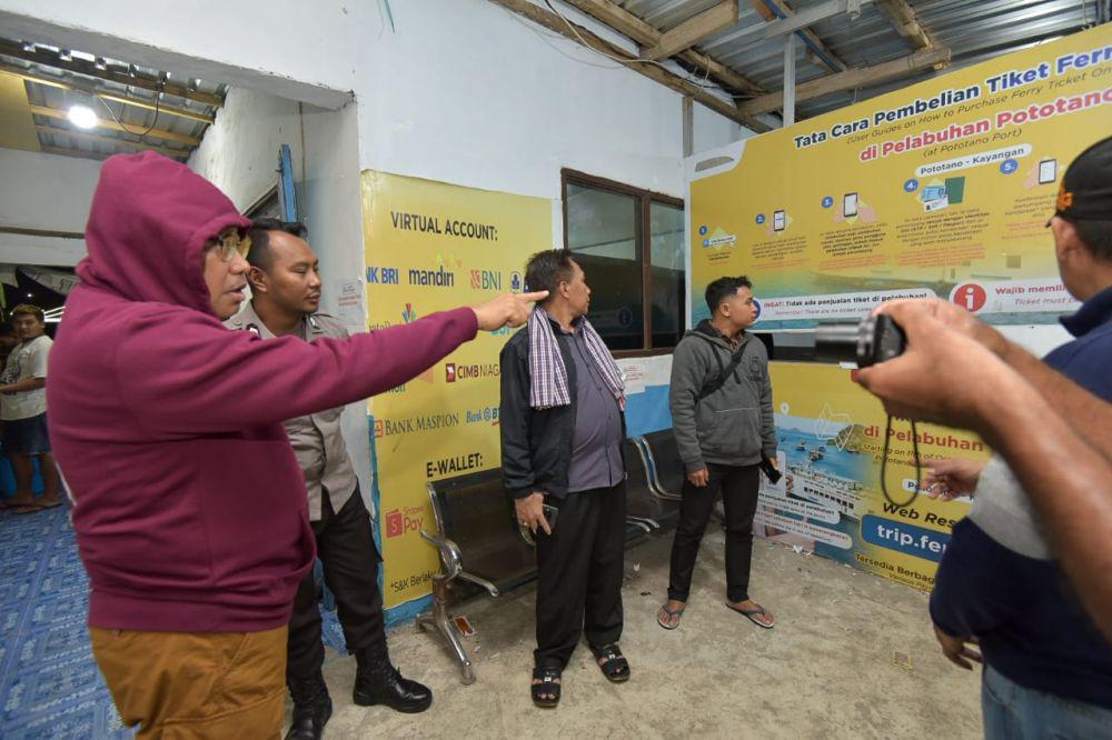 E-Tiket Dikeluhkan Warga, Pj Gubernur NTB Sidak Pelabuhan Pototano