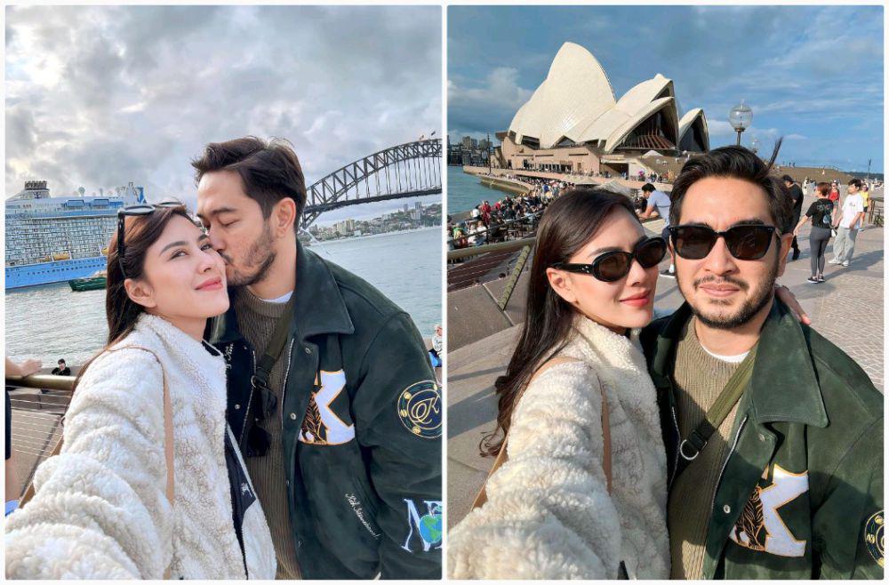 7 Potret Syahnaz dan Ritchie Ismail Liburan ke Sydney, Sweet!