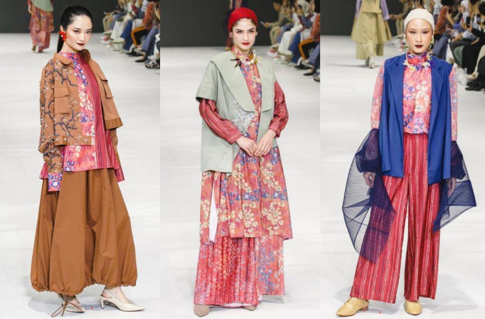 10 Koleksi KAMI Idea di Jakarta Fashion Week 2024, Etnik Floral!