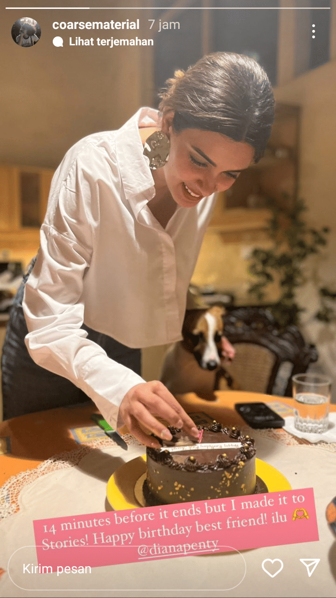 ultah Diana Penty (instagram.com/coarsematerial)