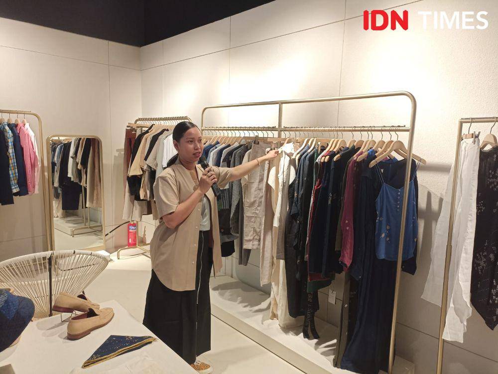 Peluncuran pop-up store LUMINE terbaru di Plaza Senayan. 2 November 2023. (IDN Times/M. Tarmizi Murdianto)