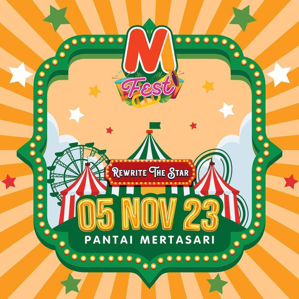 M Fest di Pantai Mertasari Sanur (Instagram.com/@mfest_id)