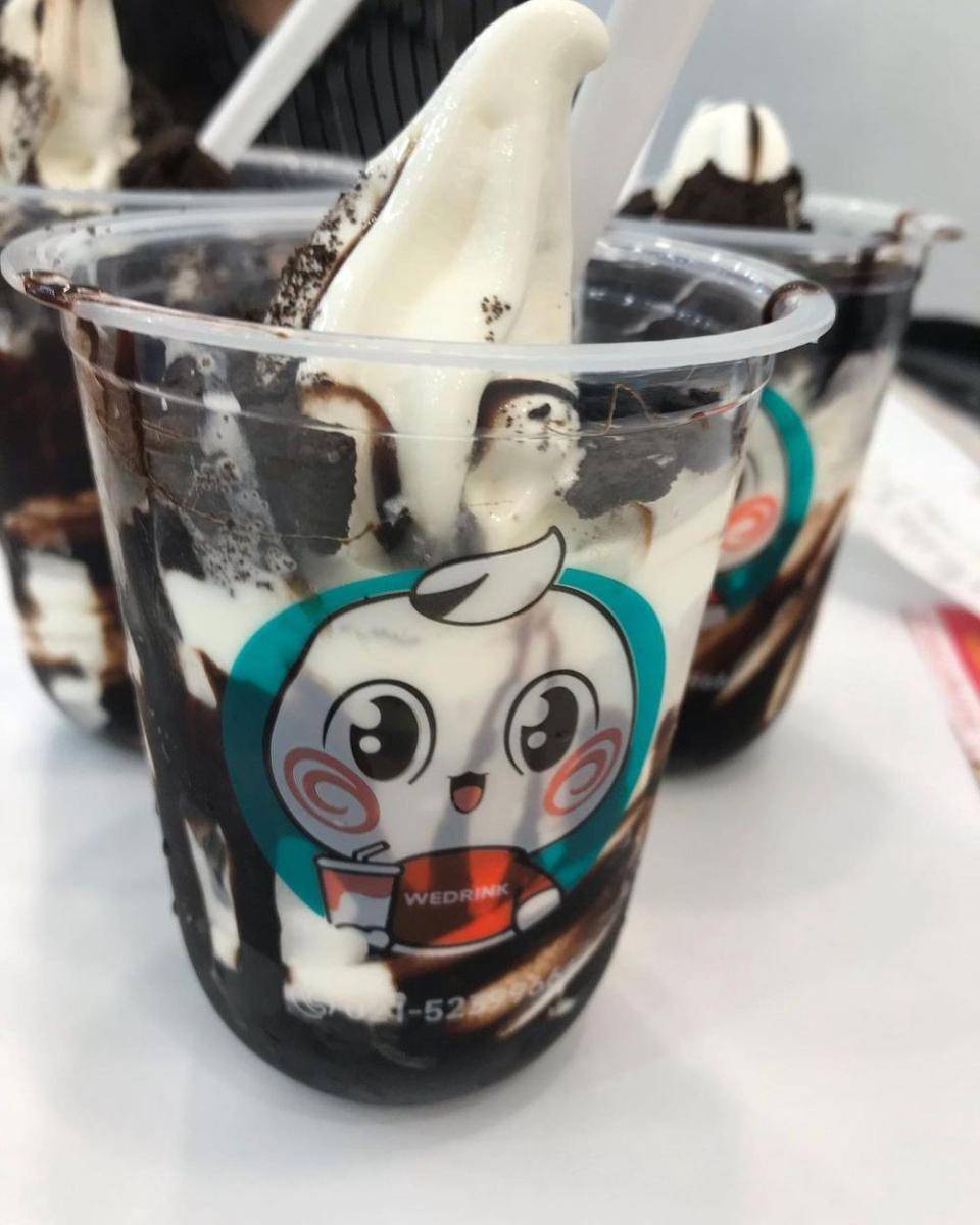 Ilustrasi menu ice cream Wedrink (instagram.com/myggf911)