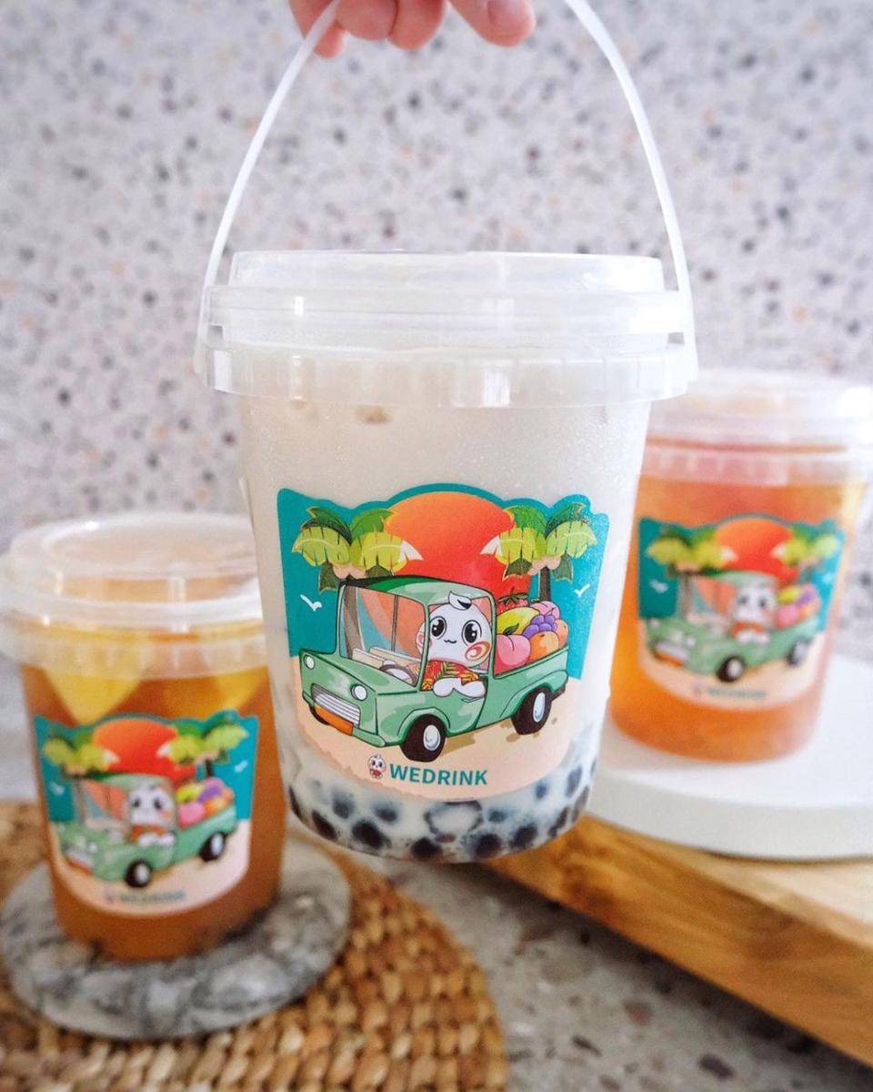 Ilustrasi menu Wedrink 1 liter (instagram.com/lindachristiani)