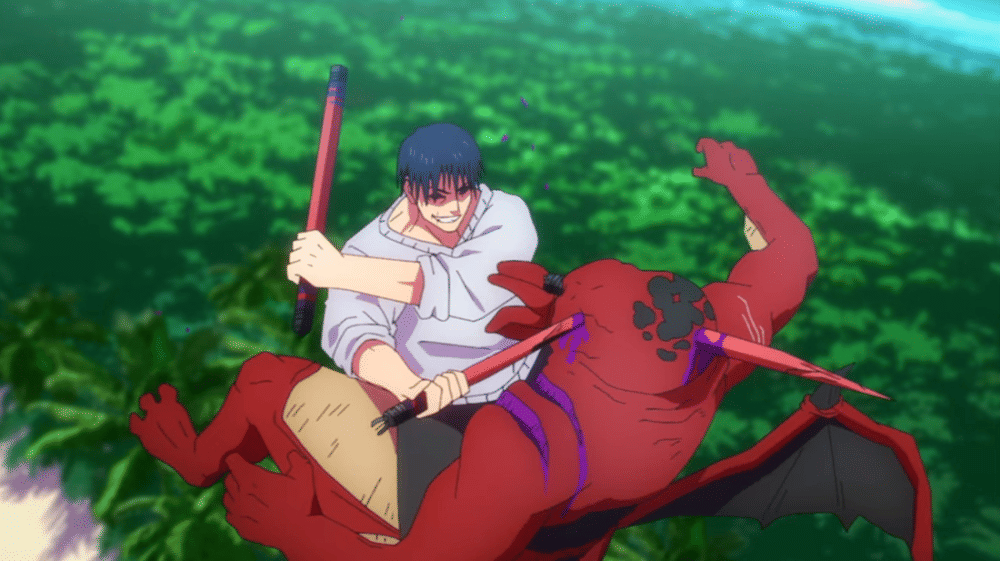 Toji vs Dagon (dok. MAPPA/ Jujutsu Kaisen Season 2)