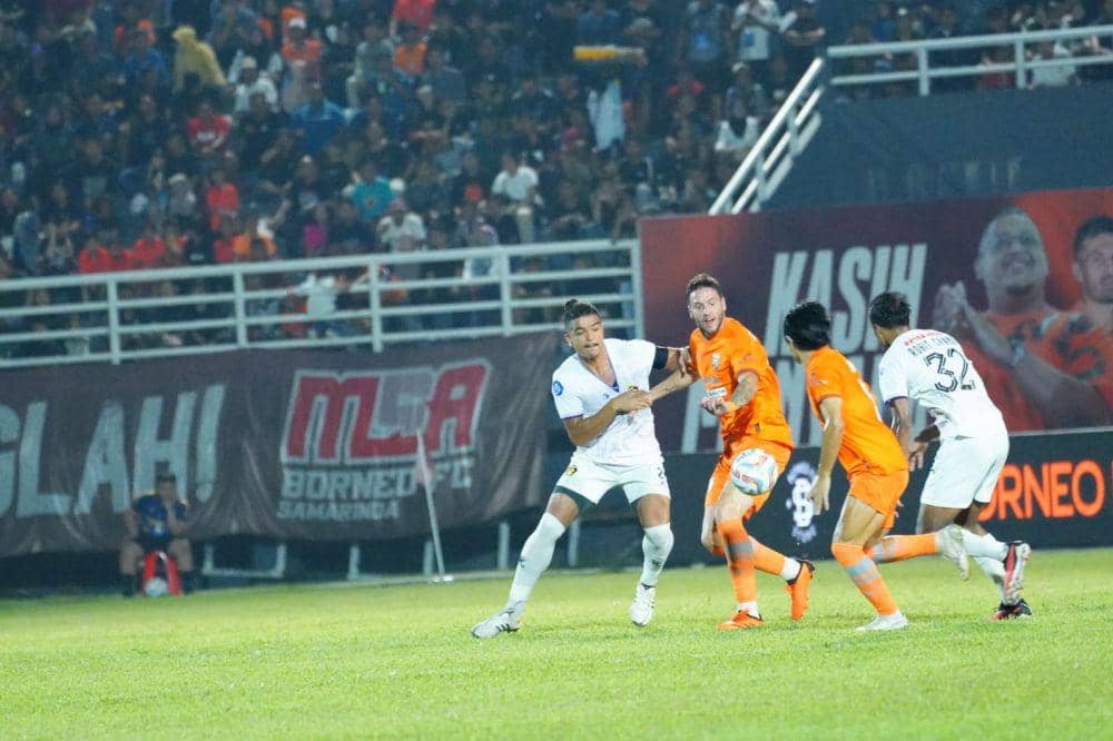 Pemain Persik Kediri saat melawan Borneo Fc. IDN Times/ Media Officer Persik Kediri