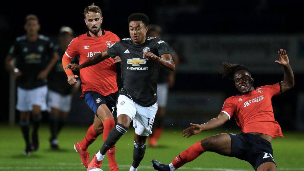 Manchester United melawan Luton Town di Carabao Cup 2020/2021. (manutd.com)