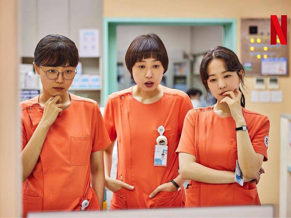 potret 3 perawat di drakor Daily Dose of Sunshine (instagram.com/netflixkr)