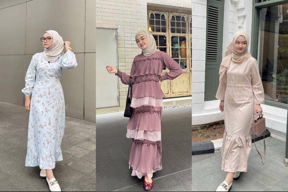 9 Ide Styling Dress ala Mutiara Sagita, Menawan dan Elegan!