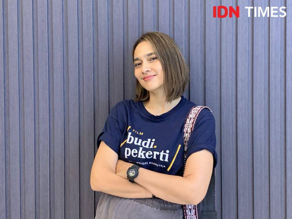 Sha Ine Febriyanti pada Selasa (31/10/2023) (IDN Times/Zahrotustianah)