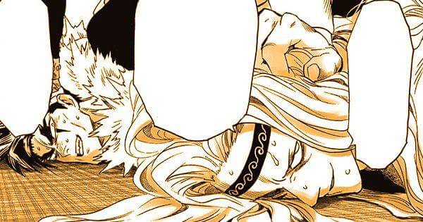 Gale Wind dan Hellfire Flame dibekuk para ninja ( Dok. tonarinoyj.jp/One Punch Man )