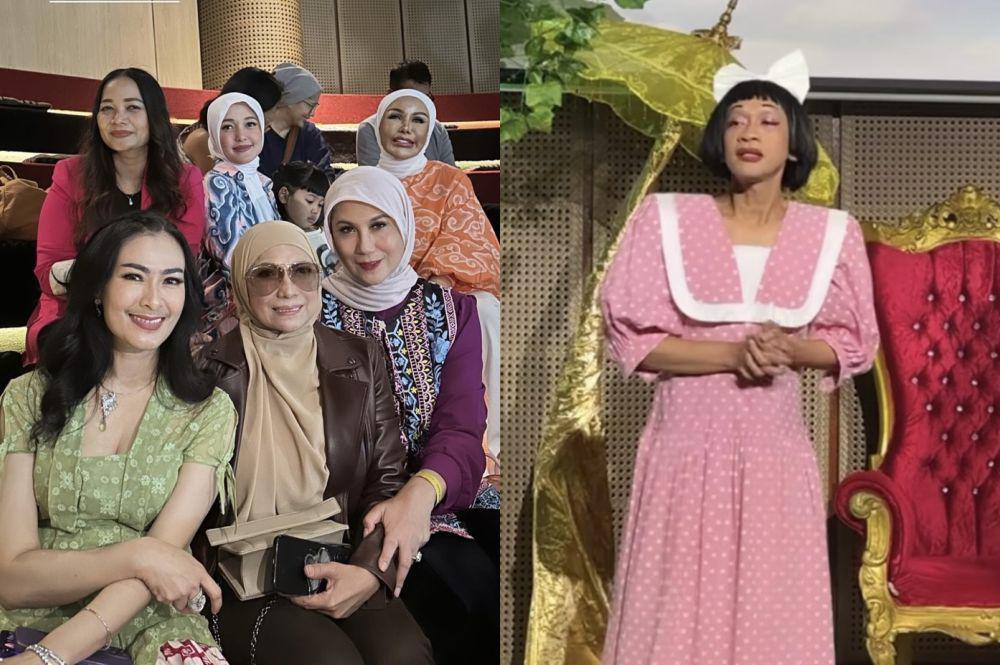8 Potret Artis di Sandiwara Gabungan Seniman Sunda, Aming Putri Kebluk