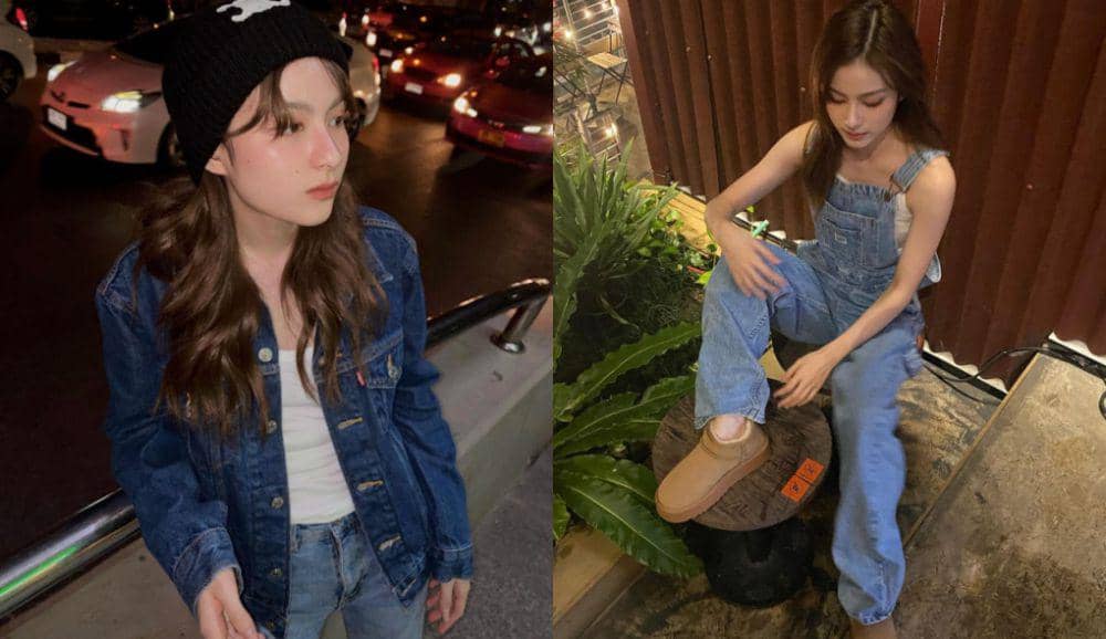 10 Ide Outfit Serba Jeans ala Prim Chanikarn, Anti Mati Gaya!