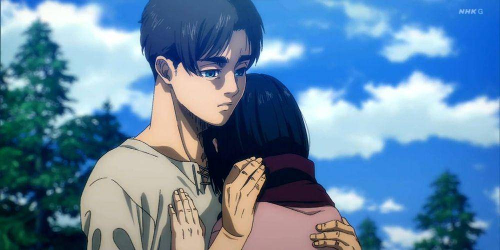 Eren dan Mikasa (Dok. MAPPA/Attack on Titan Final Season)