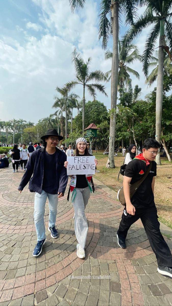 potret Aaliyah Massaid ikut aksi bela Palestina (instagram.com/aaliyah.massaid)