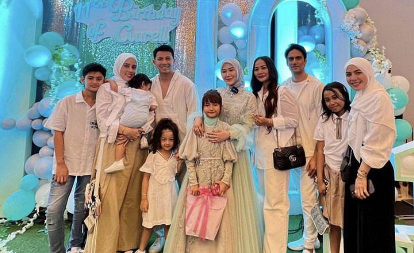 8 Potret Artis Hadiri Perayaan Ultah Ke-11 Aurel Anak Marissya Icha