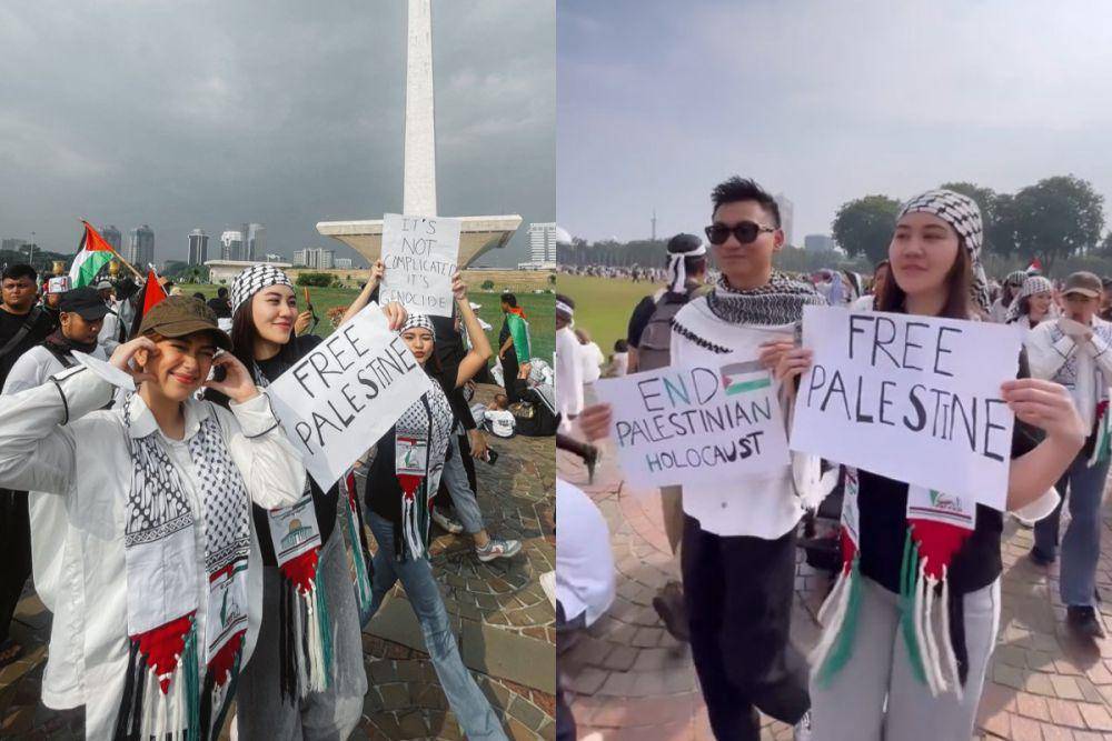 potret Aaliyah Massaid ikut aksi bela Palestina (instagram.com/aaliyah.massaid)
