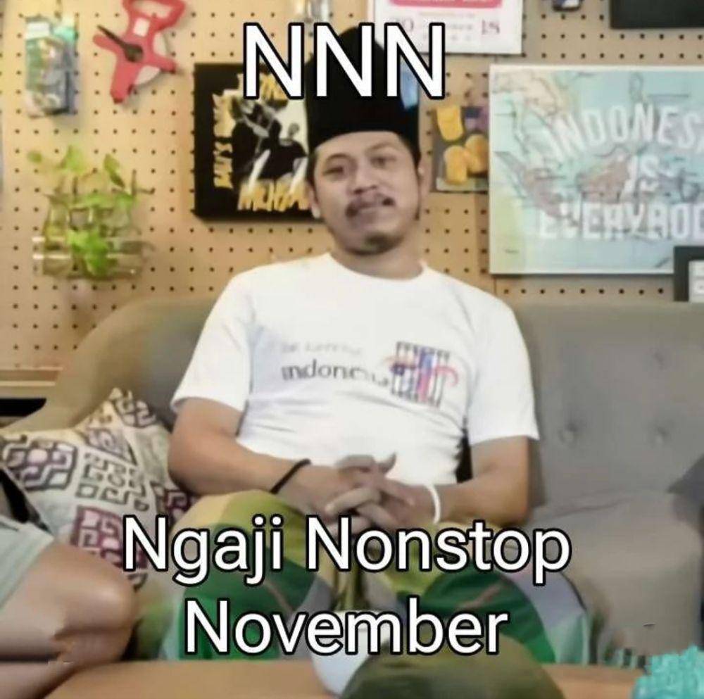meme tantangan NNN (instagram.com/gabut_mem.e)