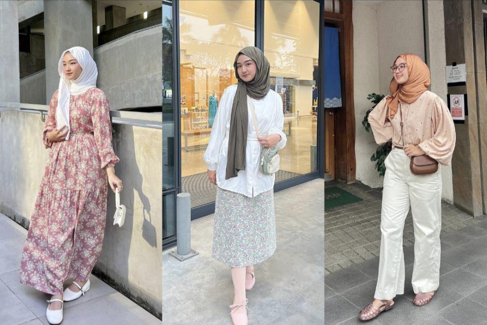 7 OOTD Motif Floral ala Mutiara Sagita, Manis dan Stylish!