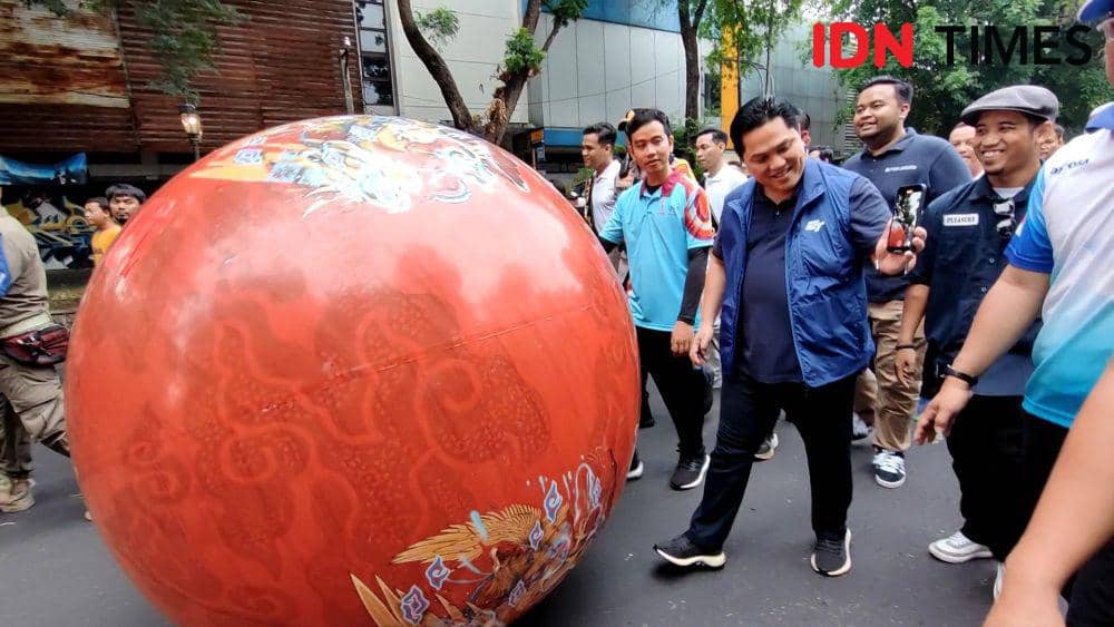 Gibran dan Erick Thohir Akrab Ikut Kirab Trophy Piala Dunia U-17