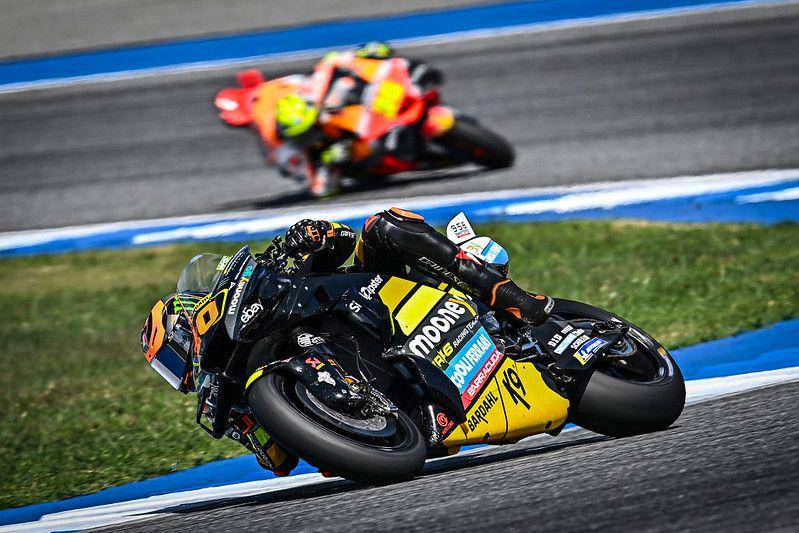 Luca Marini saat menjalani pekan balap GP Thailand 2023. (flickr.com/vr46racingteam)