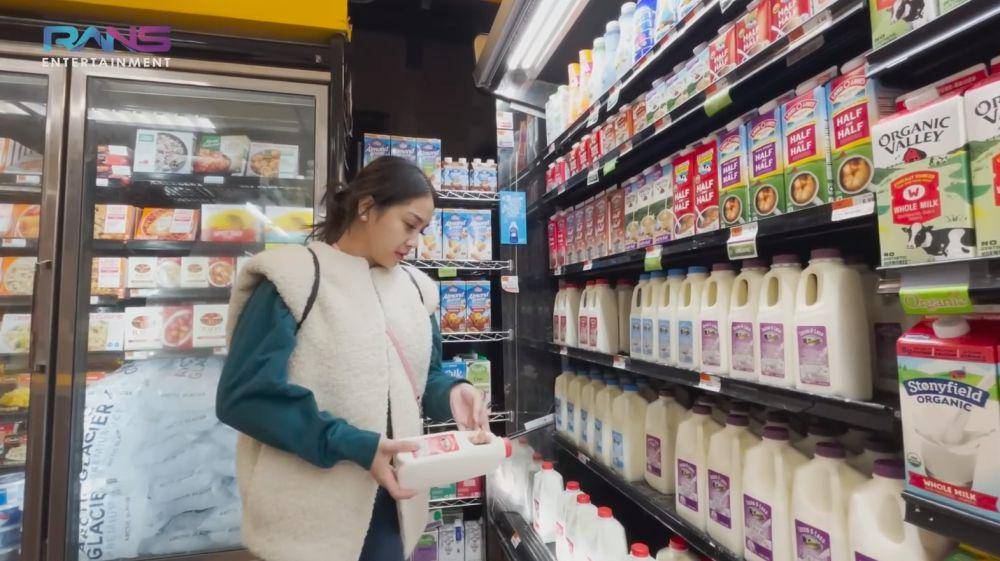 Nagita belanja di supermarket New York (youtube.com/ransentertainment)
