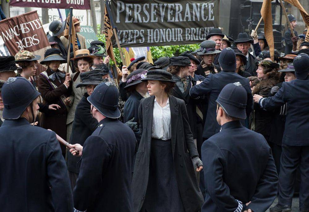 Cuplikan film tentang Suffragette (dok. Focus Features)