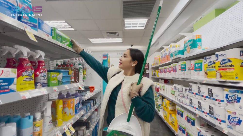 Nagita belanja di supermarket New York (youtube.com/ransentertainment)