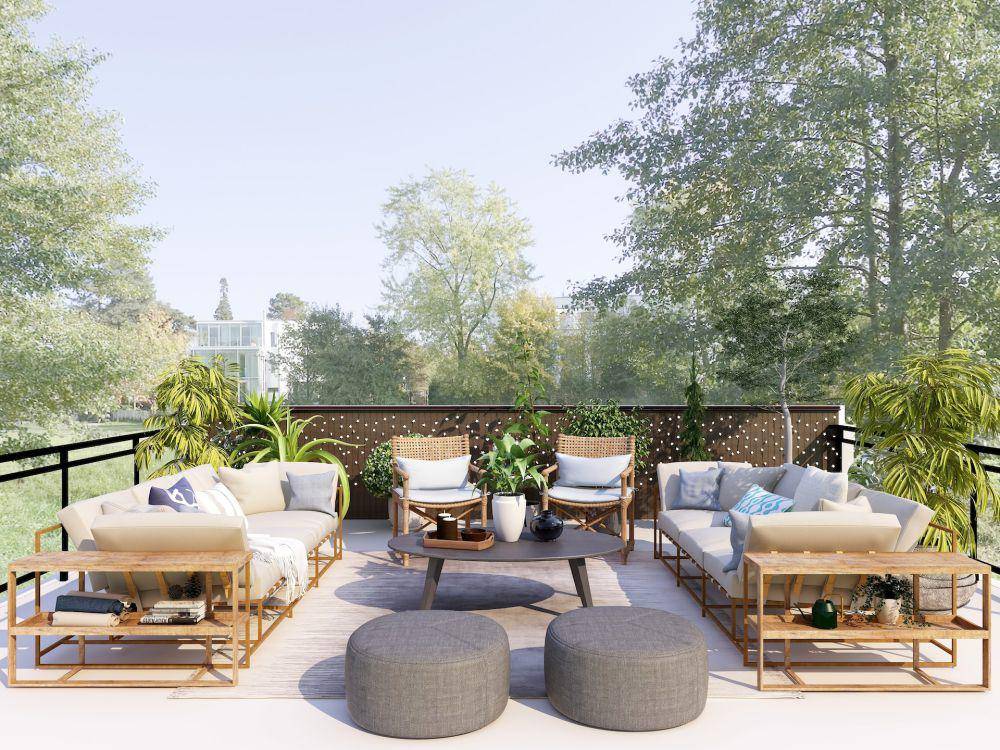 inspirasi penataan kursi di balkon rumah (unsplash.com/Collov Home Design)
