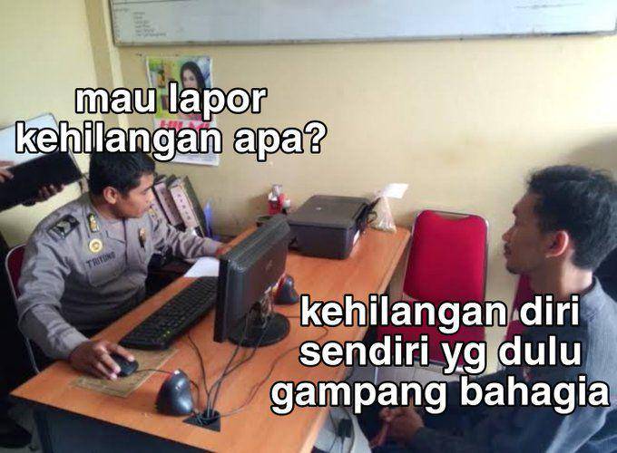 Meme lapor polisi (x.com/shitegoblin)
