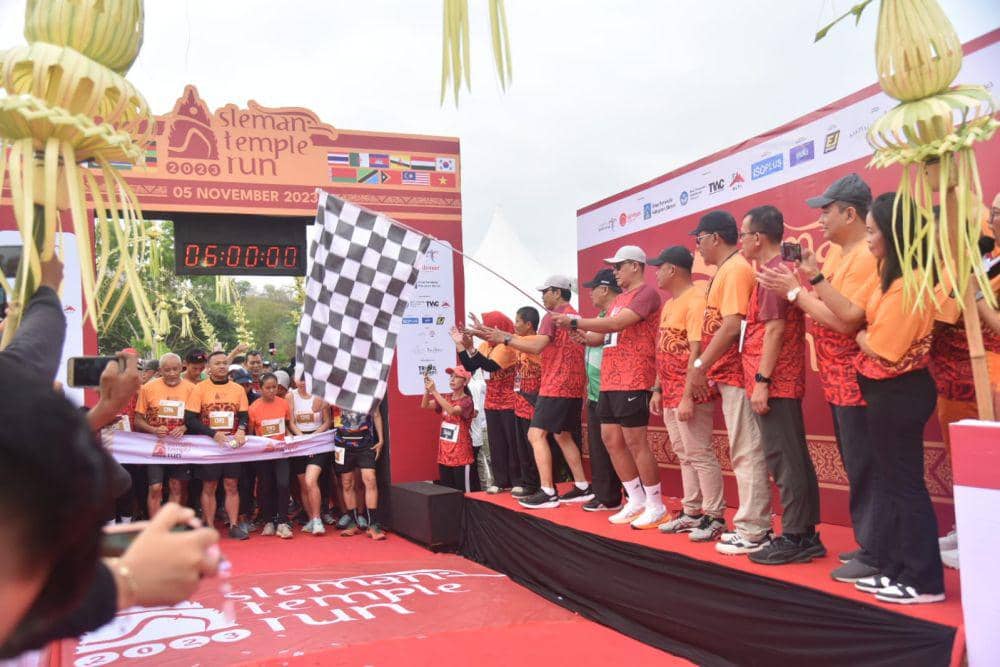 Sleman Temple Run Terdaftar di Kalender Event Lari Internasional