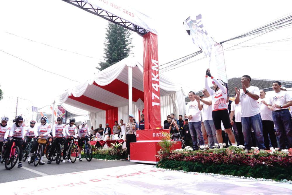 550 Peserta Meriahkan Lodaya-Siliwangi Ride 2023 di Jabar Selatan
