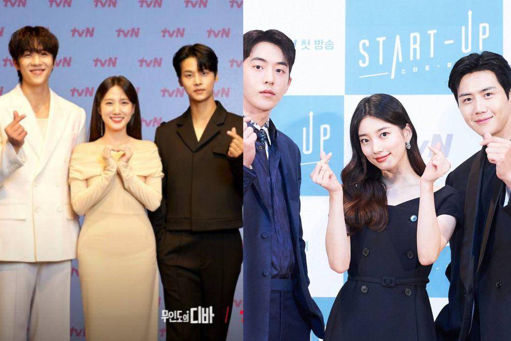 pemain drama Castaway Diva dan pemain drama Start-Up (dok. tvN/Castaway Diva | dok. tvN/Start-Up)