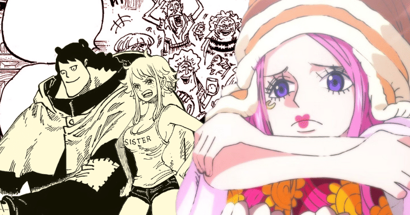 Bartholomew Kuma dan Ginny di masa lalu, dan Jewelry Bonney. (Berbagai sumber)