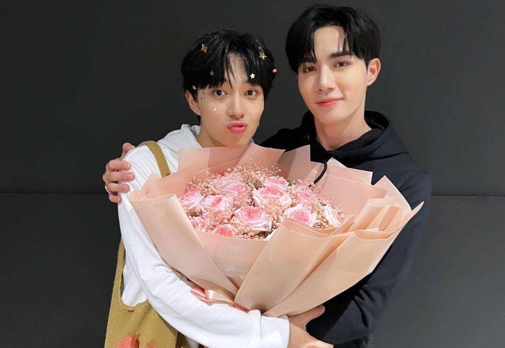 potret bromance Zee Pruk Panich dan NuNew Chawarin (instagram.com/zeepruk)