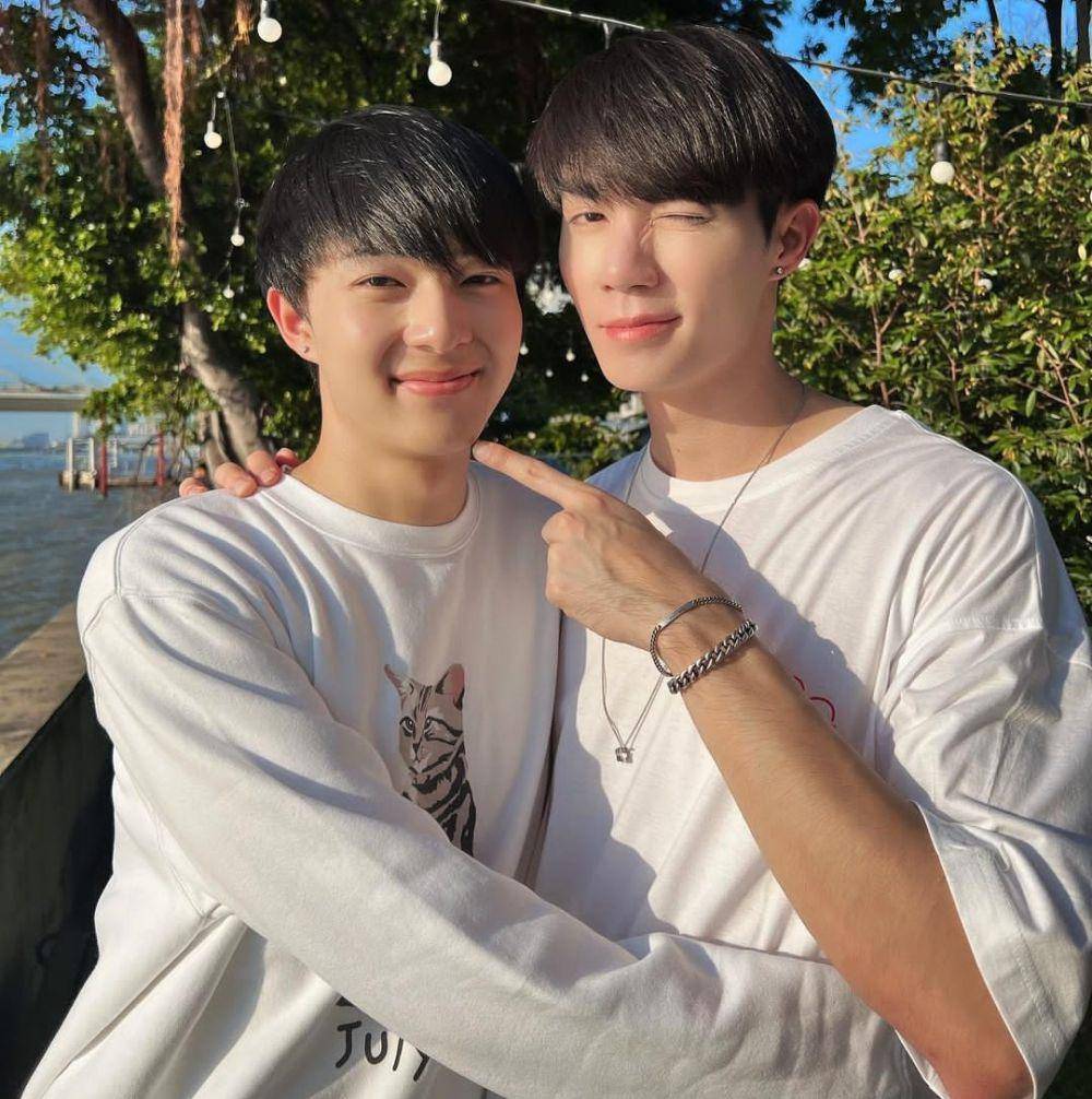 potret bromance Zee Pruk Panich dan NuNew Chawarin (instagram.com/zeepruk)