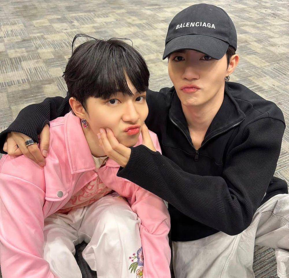 potret bromance Zee Pruk Panich dan NuNew Chawarin (instagram.com/zeepruk)