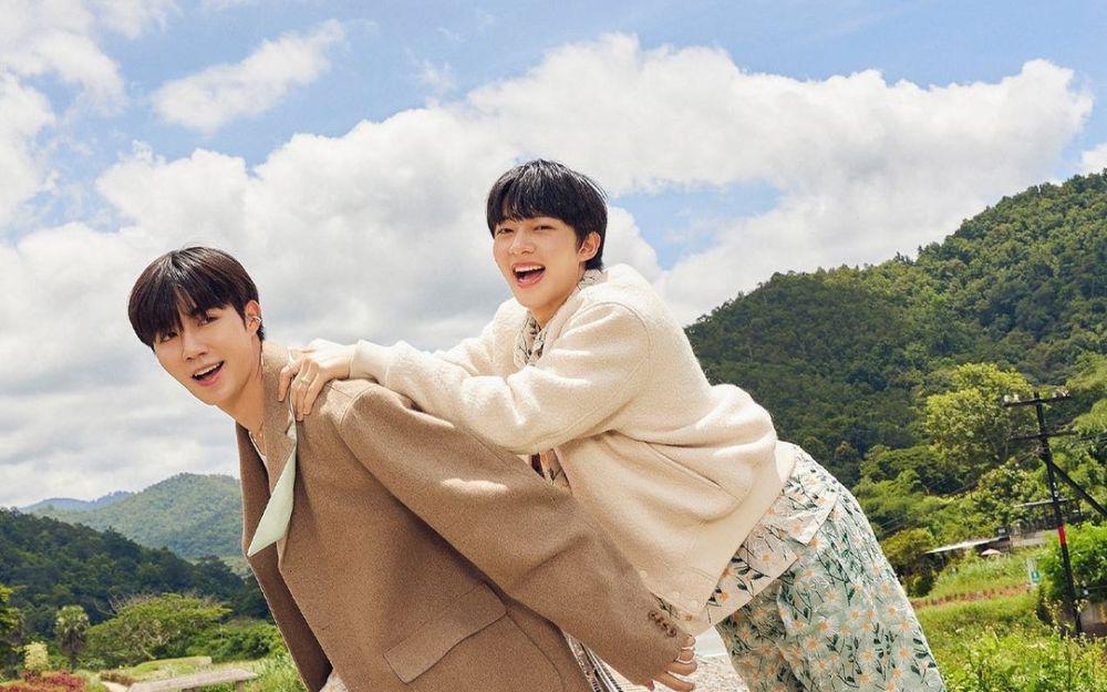 7 Potret Kedekatan Zee Pruk Panich dan NuNew Chawarin, Bromance Goals