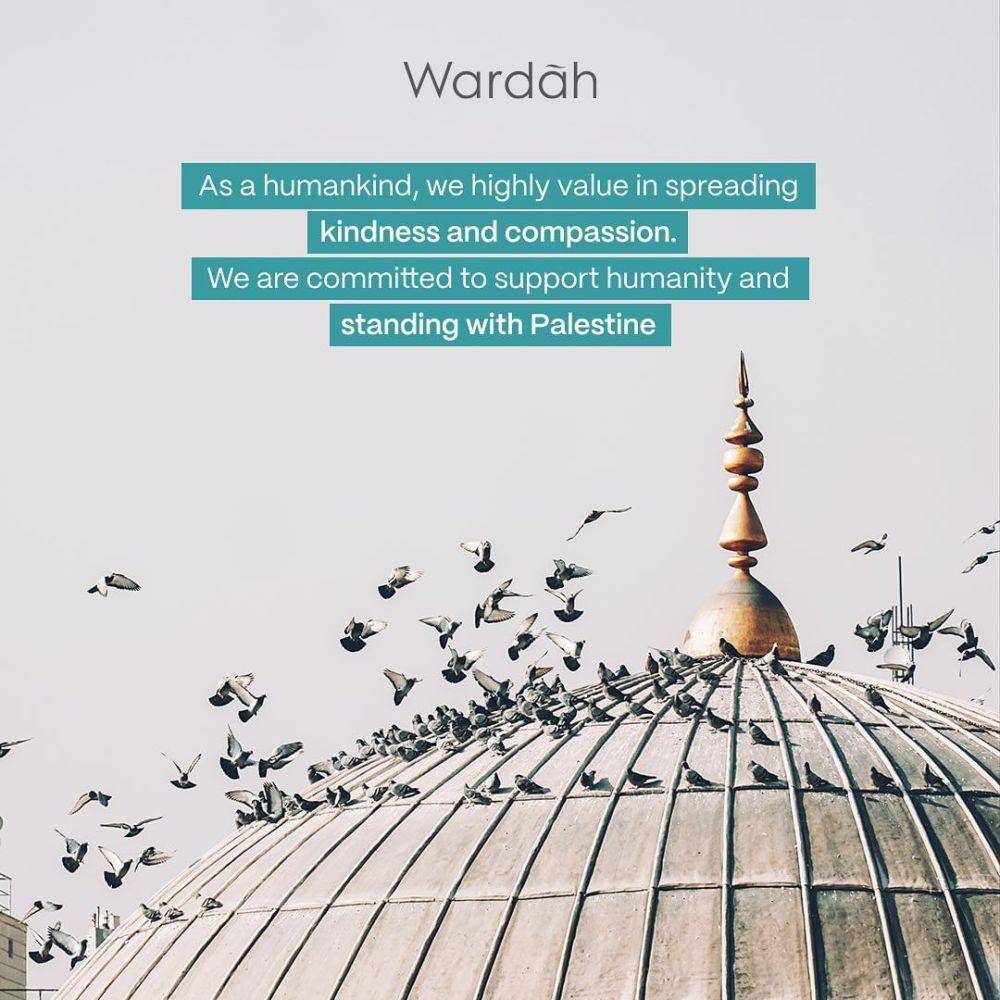 Wardah dukung Palestina. (instagram.com/wardahbeauty)