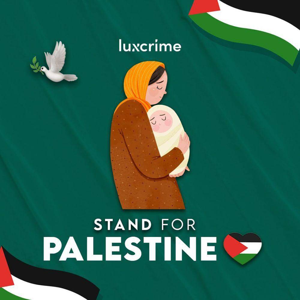 Luxcrime dukung Palestina. (instagram.com/luxcrime_id)