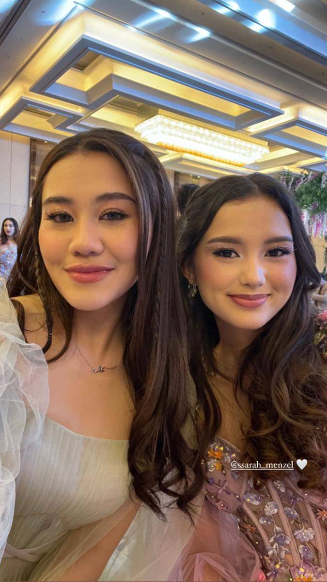 potret Aaliyah Massaid dan Sarah Menzel (instagram.com/aaliyah.massaid)