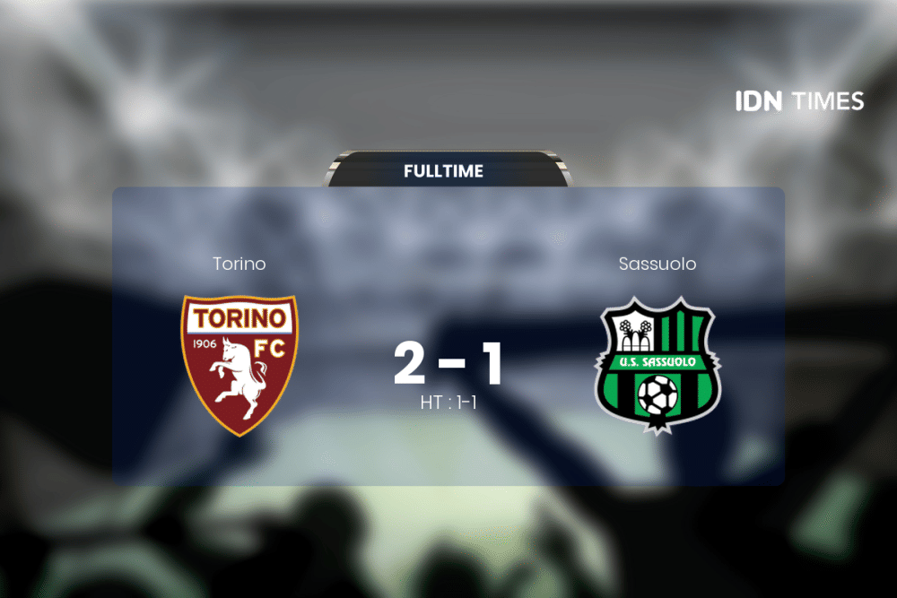 Torino Curi Poin Penuh Atas Sassuolo