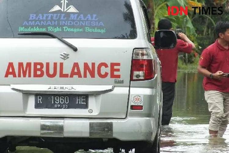 Sumpiuh, Banyumas merupakan daerah rawan banjir yang harus diwaspadai masyarakat.(IDN Times/Sutrsino)